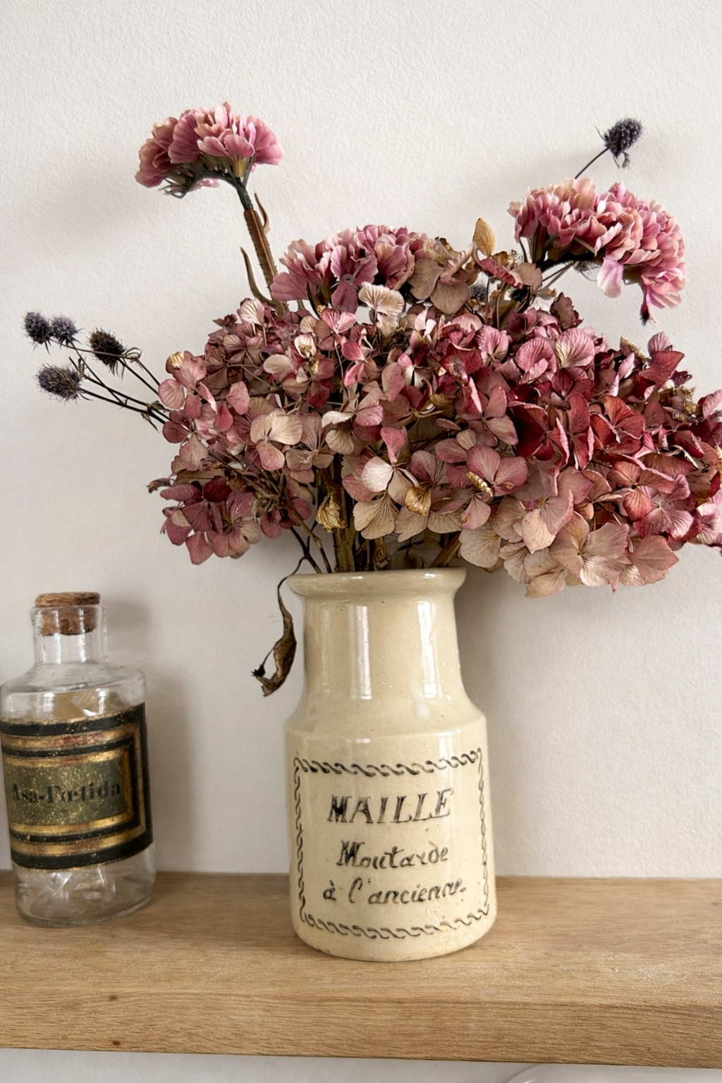 Ancien pot à Moutarde à l'ancienne Maille