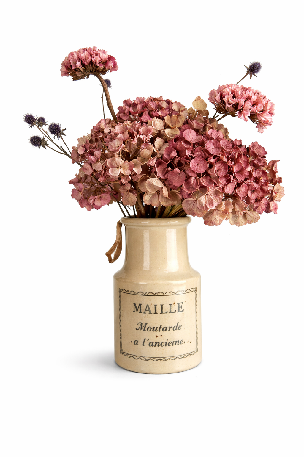 Ancien pot à Moutarde à l'ancienne Maille