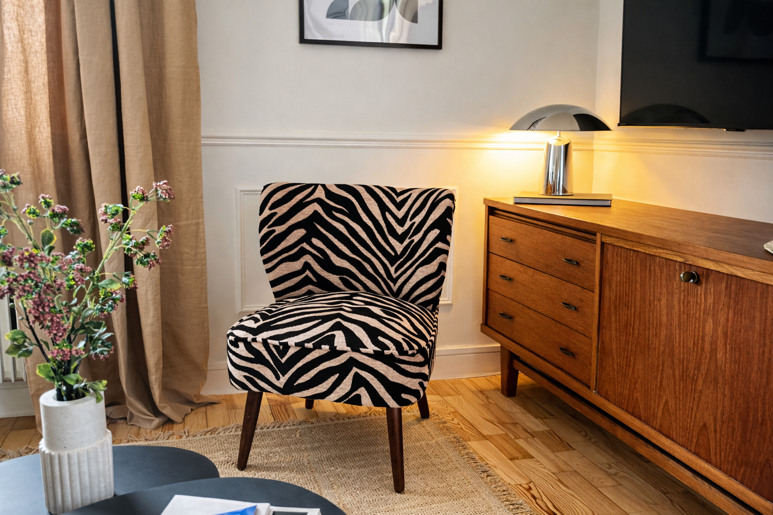 Enfilade scandinave en Acajou